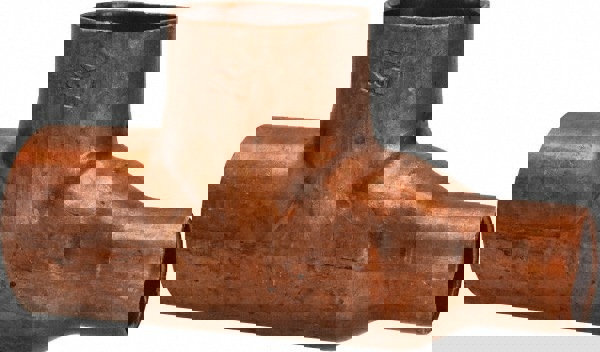 Wrot Copper Pipe Tee: 1